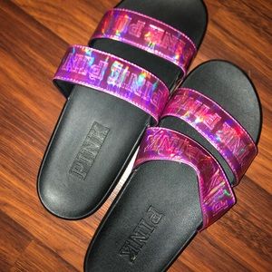 Pink Holographic Slides